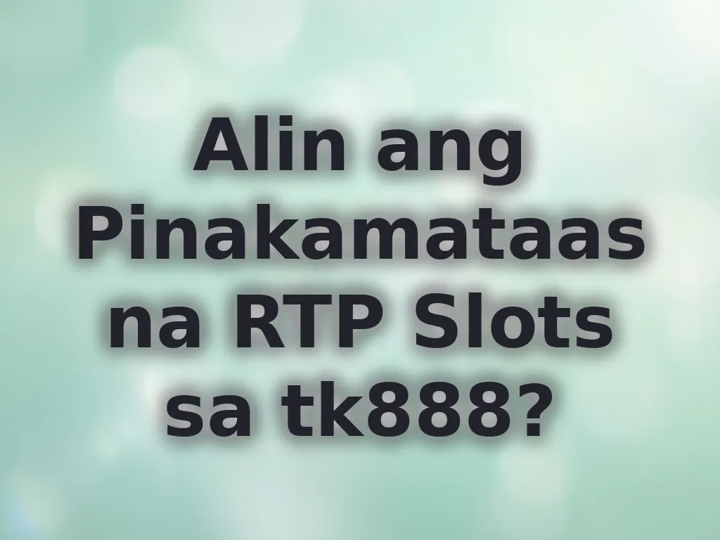 Comparing RTP in slots