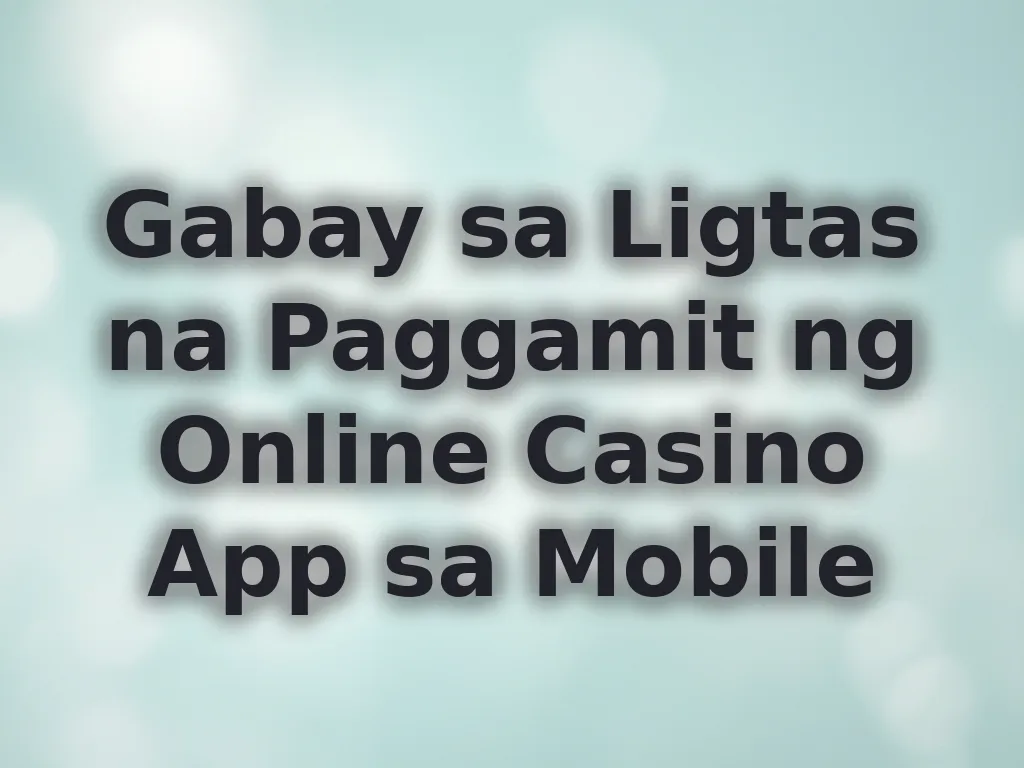 Mobile safety